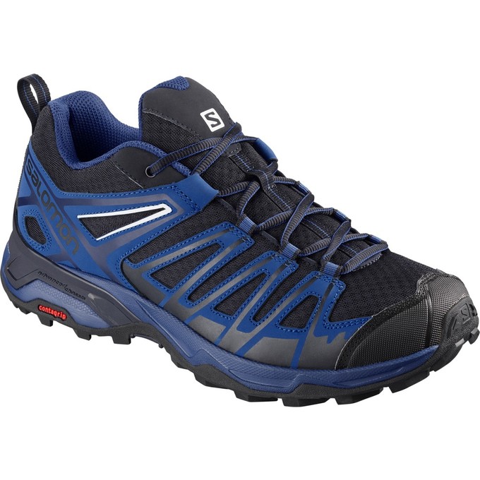 Zapatillas Trekking Salomon Hombre Azules / Negras - Salomon Argentina X ULTRA 3 PRIME ,742860-ZKA